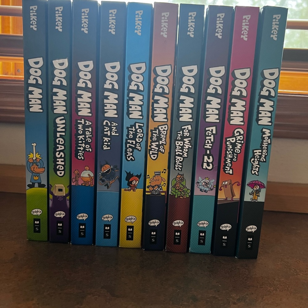 Dog Man Book Series by Pilkey